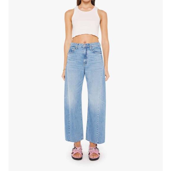 MOTHER Denim - NEW MOTHER the half pipe flood jeans in material girl